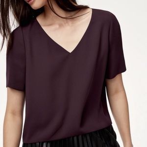 Babaton Randy Blouse - Purple/Plum - Medium